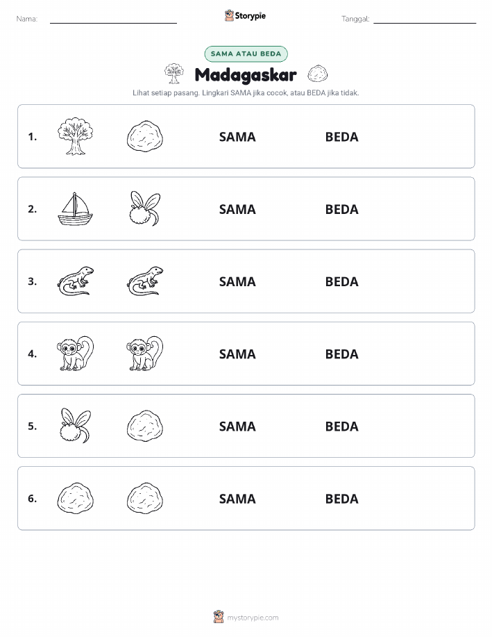 Sama atau Berbeda