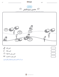 مصری ہیروغلیفی پرنٹ کرنے کے قابل ورکشیٹ کا پیش نظارہ