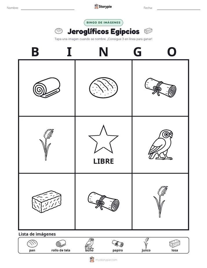 Bingo de Imágenes