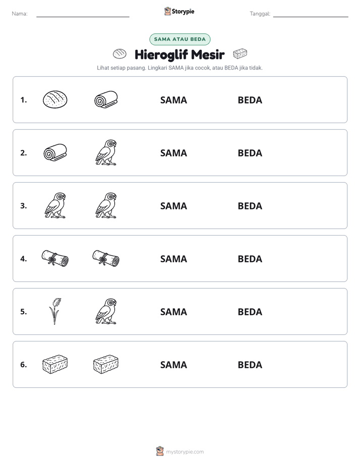 Sama atau Berbeda
