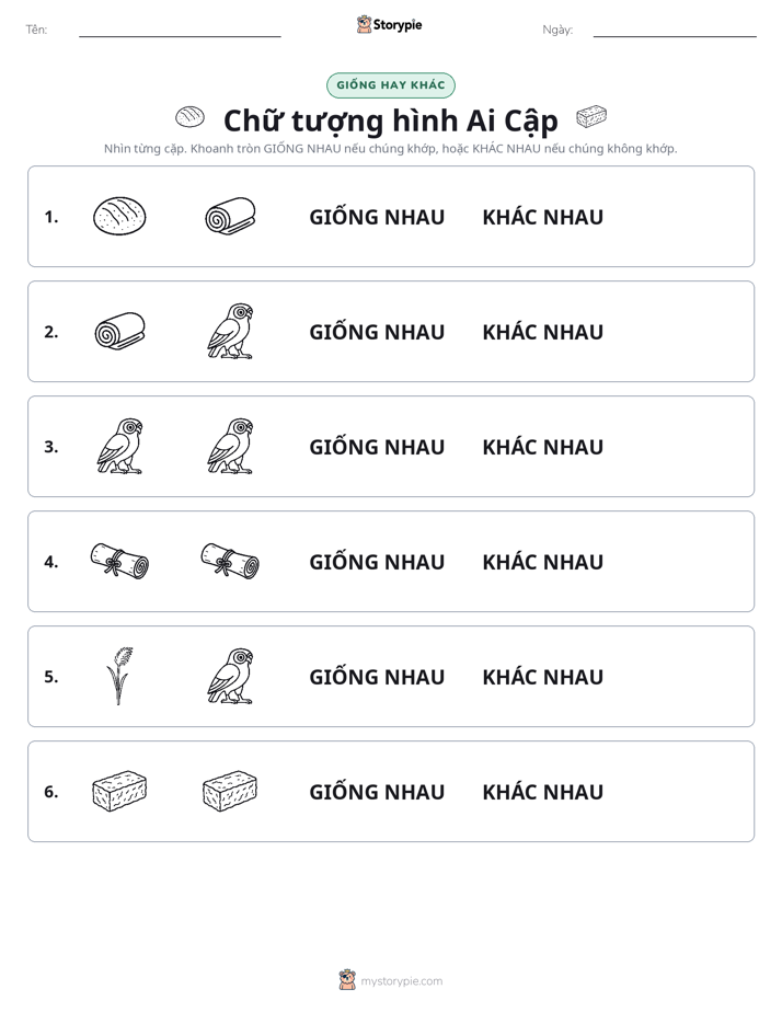 Giống Hay Khác