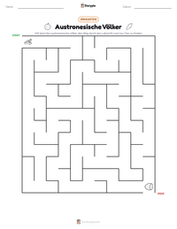 Austronesische Völker druckbare Arbeitsblatt Vorschau