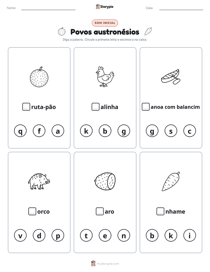 Sons Iniciais