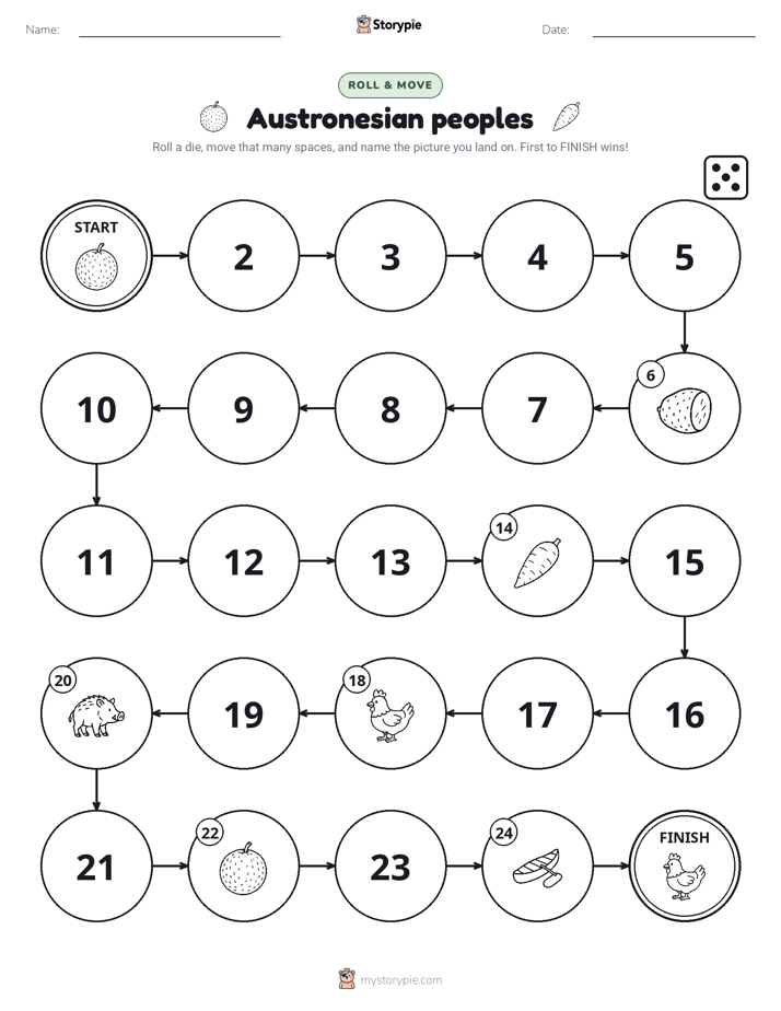 Roll & Move Game