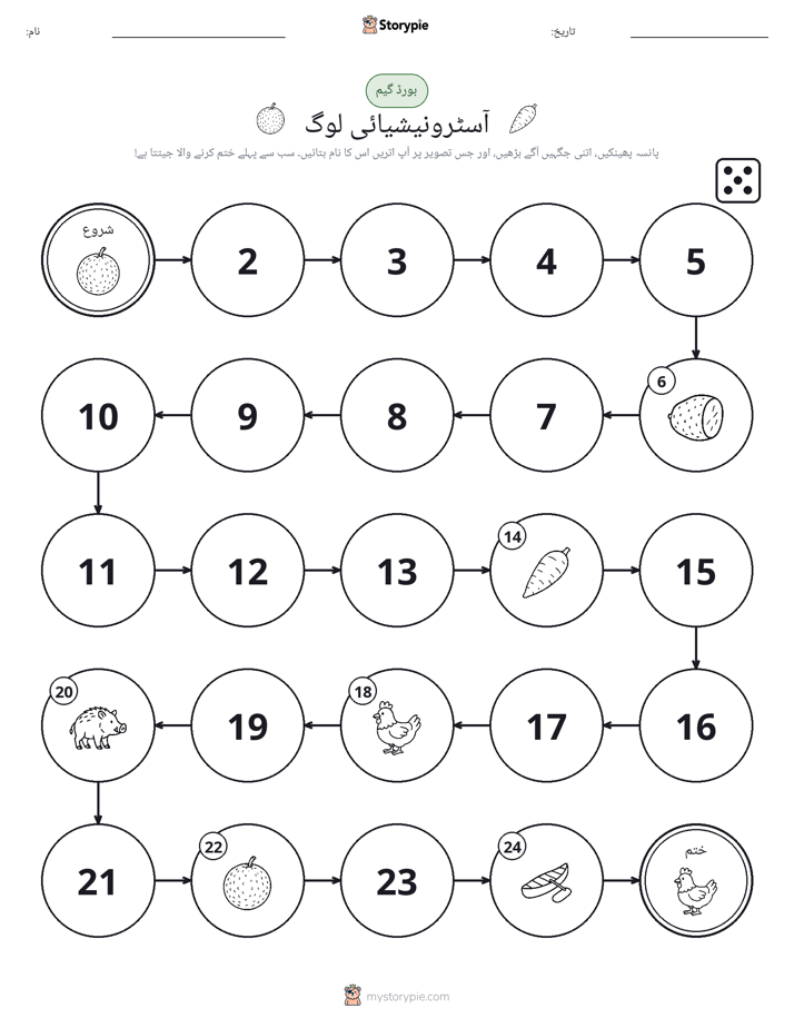 رول اور منتقل کریں کھیل