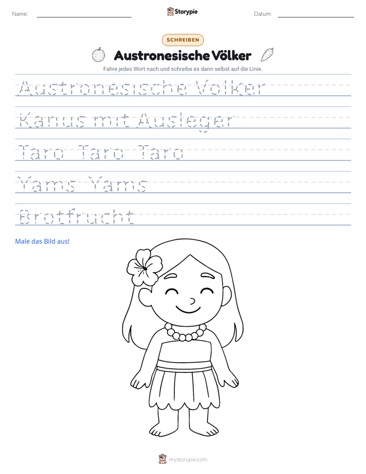 Schreibübung