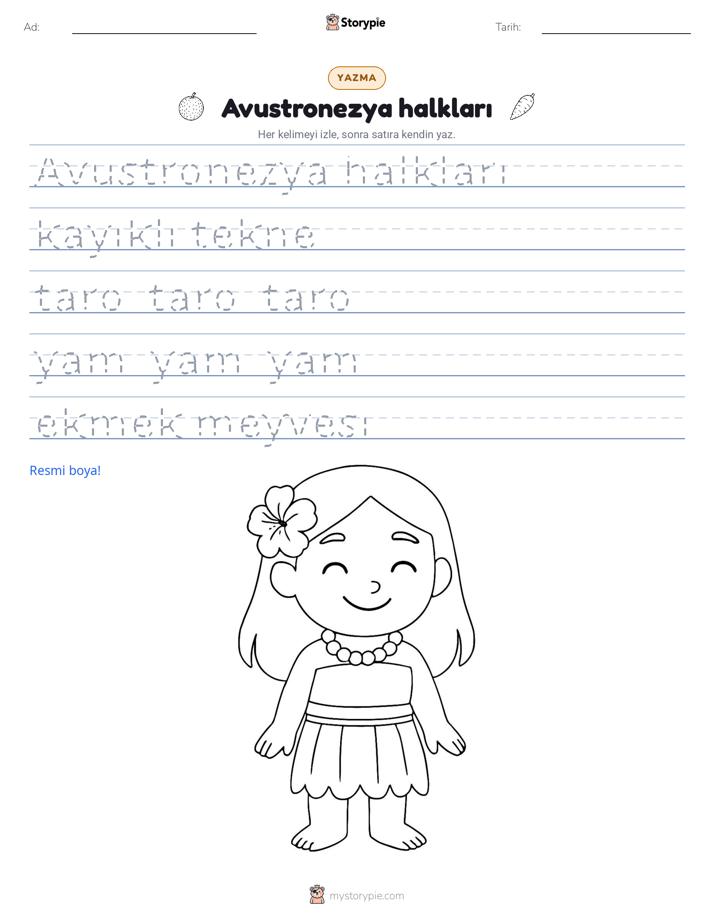 Yazma Pratiği