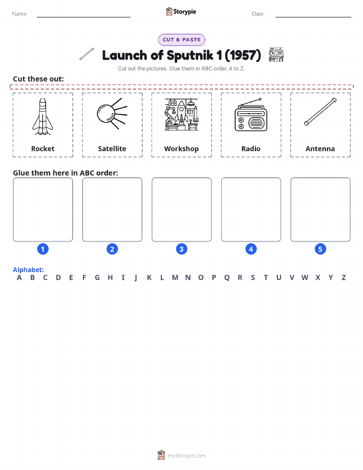 Cut & Paste Alphabet
