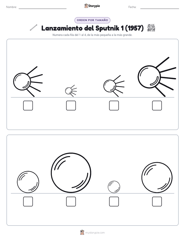 Orden de Tamaños