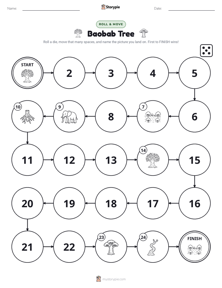 Roll & Move Game