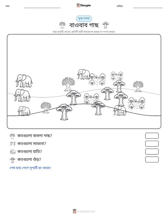 গণনা দৃশ্য