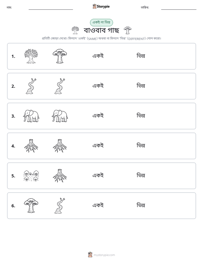 একই বা ভিন্ন