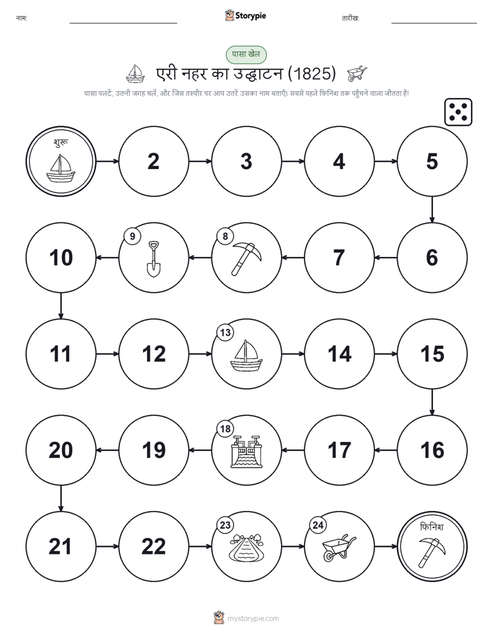 रोल और चलें खेल