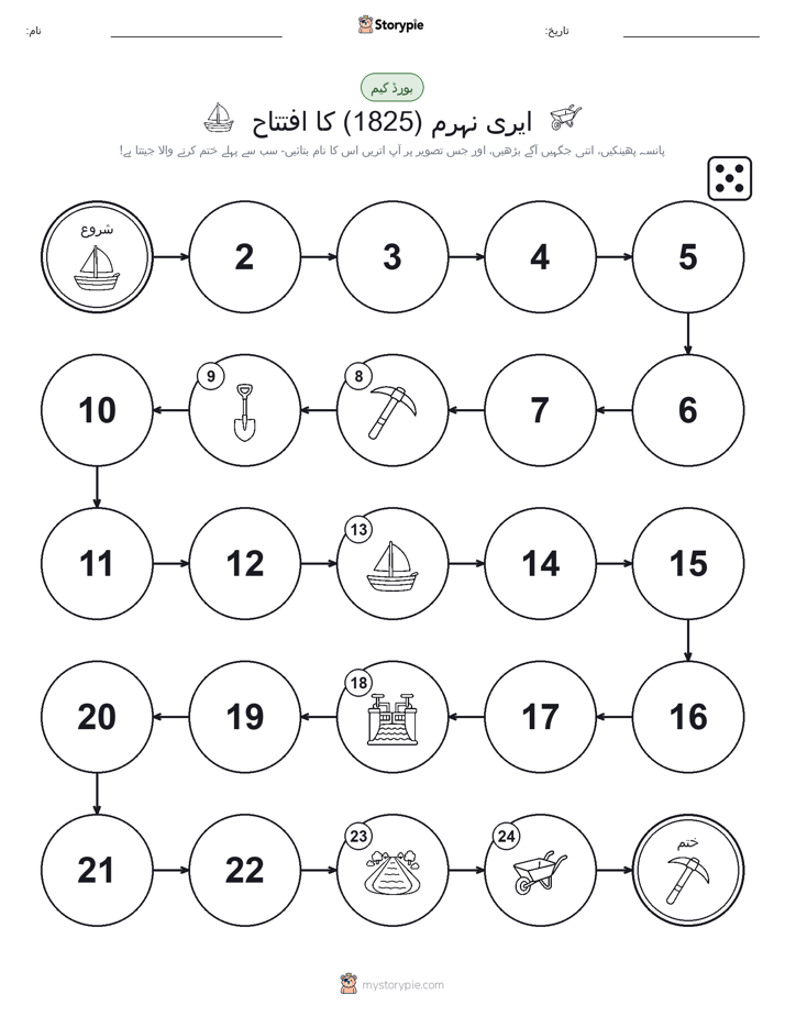 رول اور منتقل کریں کھیل