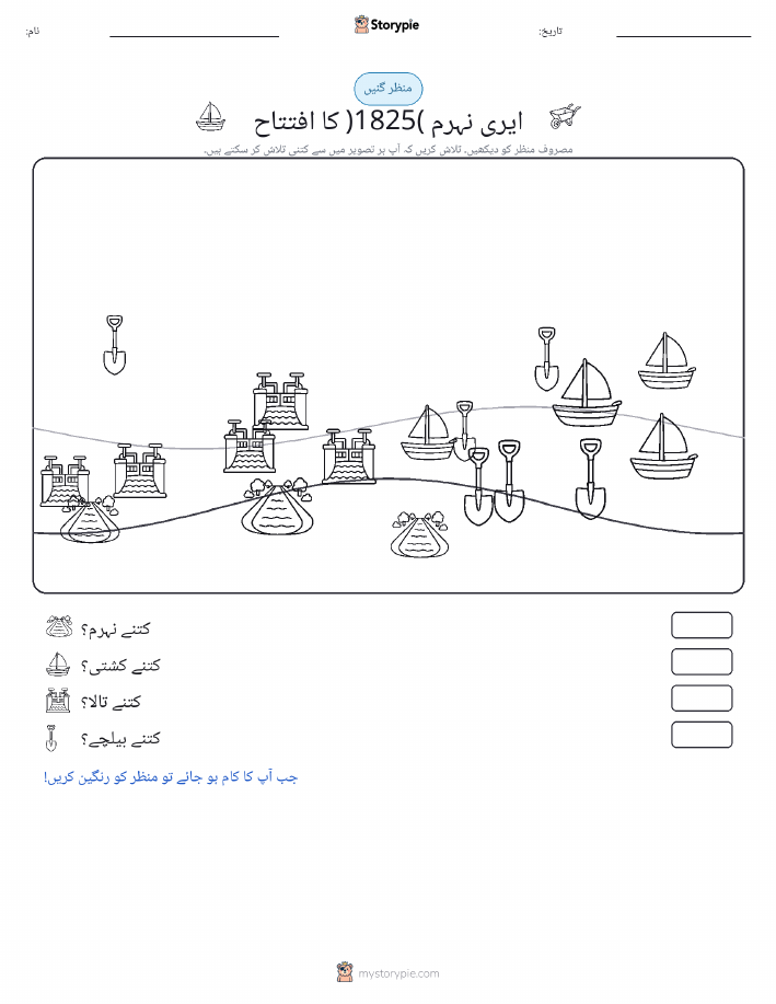 گنتی کا منظر