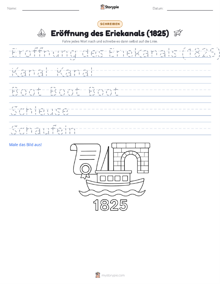 Schreibübung