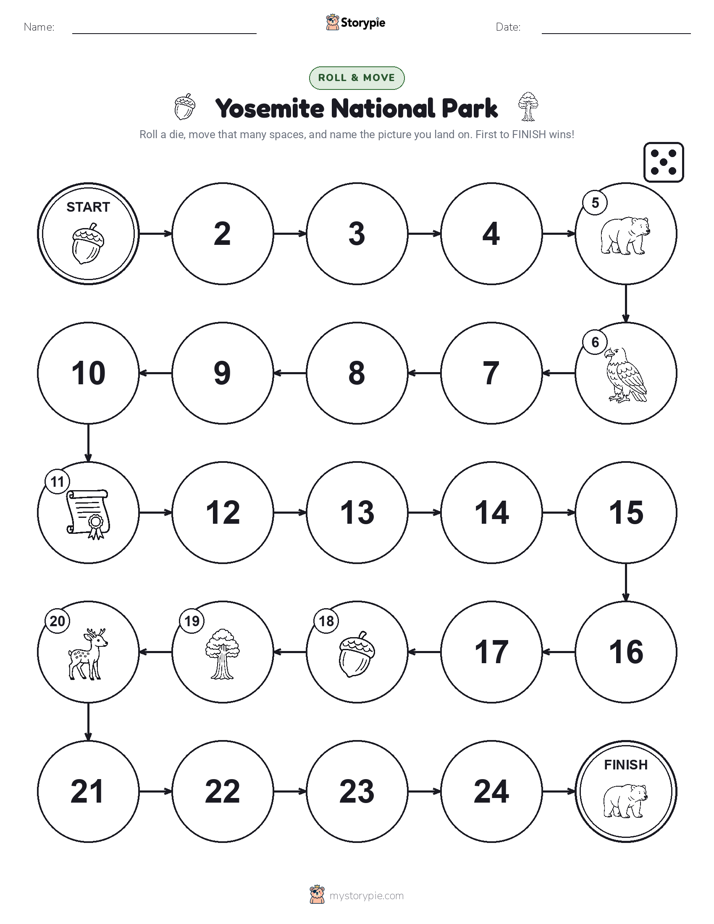 Roll & Move Game