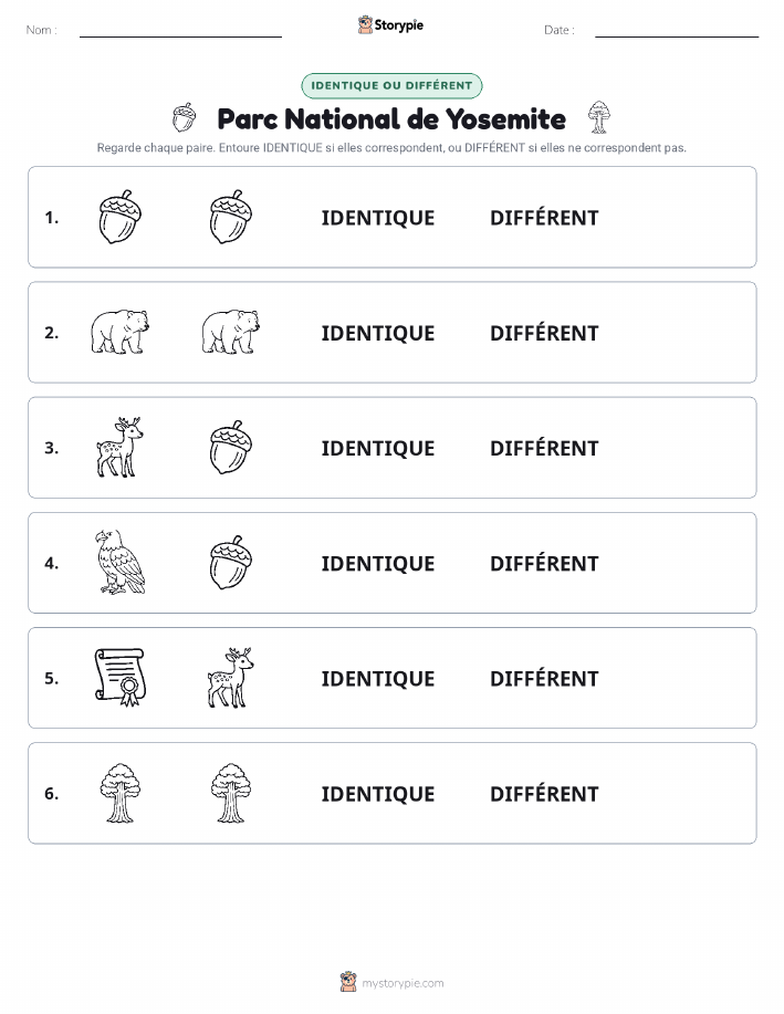 Identique ou Différent