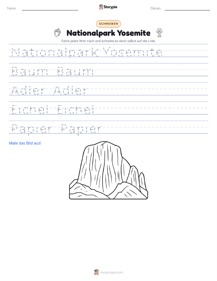 Schreibübung