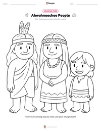 Ahwahneechee People printable worksheet preview