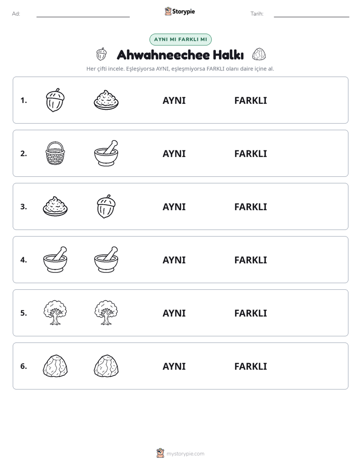 Aynı mı Farklı mı