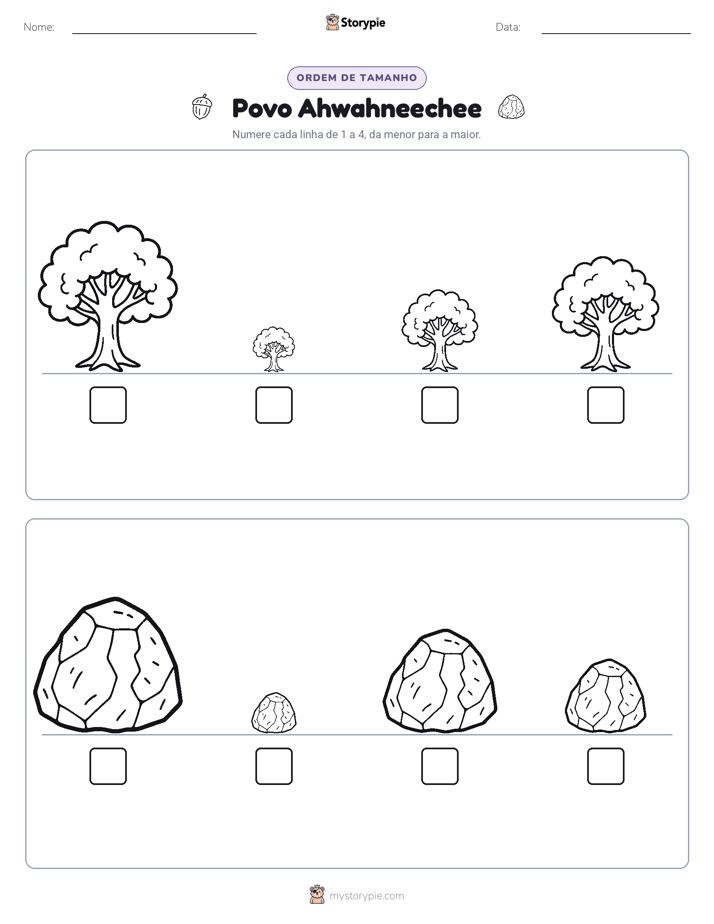 Ordem de Tamanho