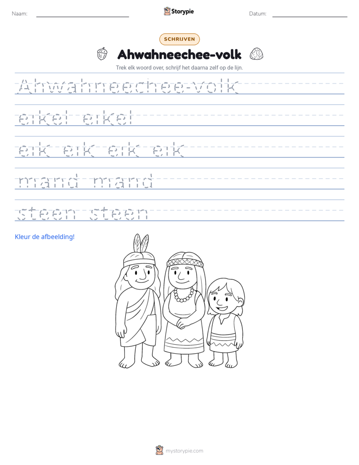 Schrijf Oefening