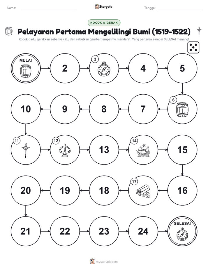 Permainan Gulung & Pindah