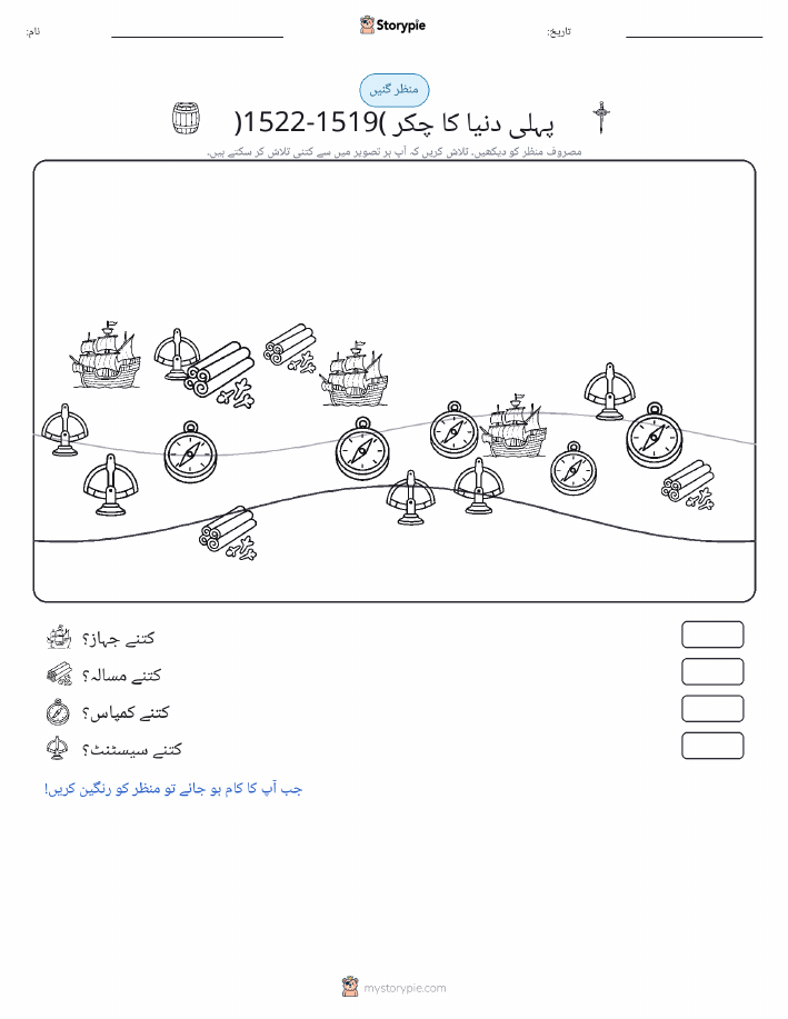 گنتی کا منظر