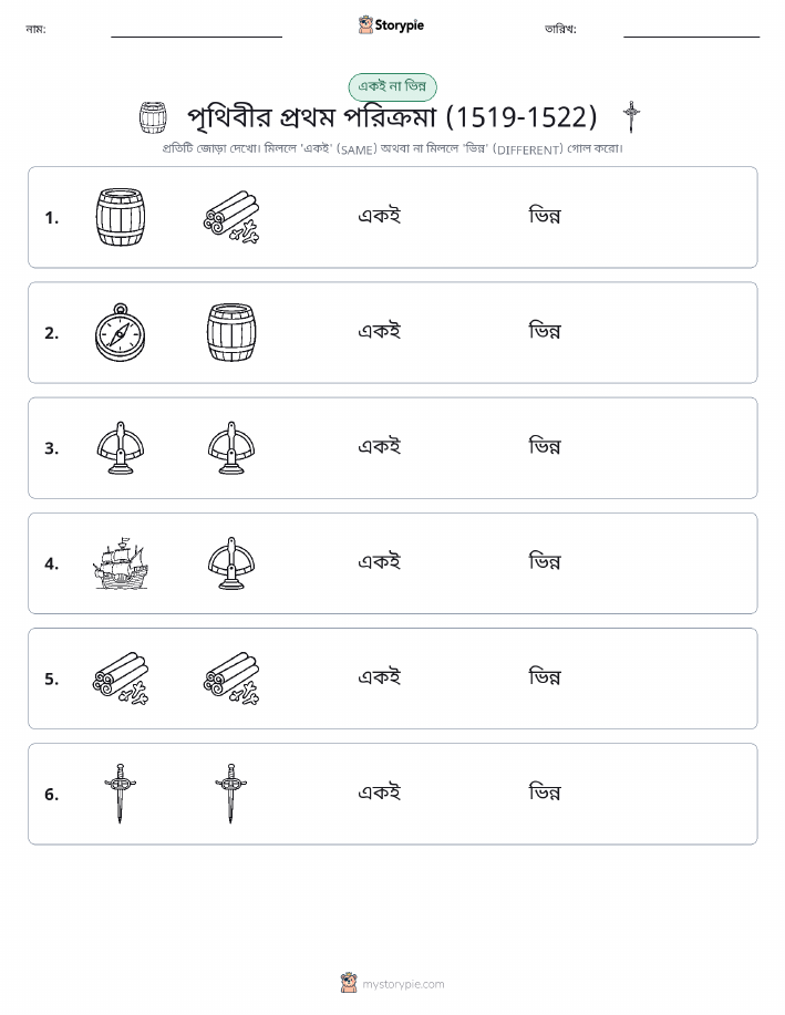 একই বা ভিন্ন