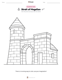 Strait of Magellan printable worksheet preview