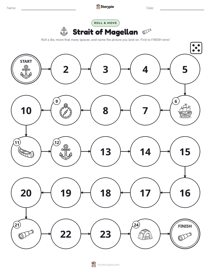 Roll & Move Game