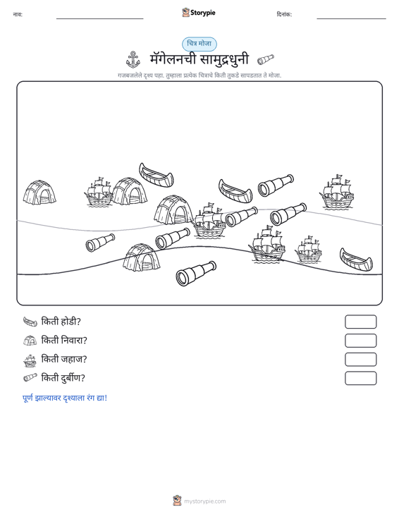 गणना दृश्य
