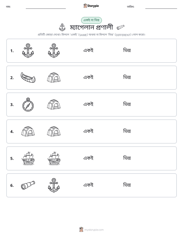 একই বা ভিন্ন