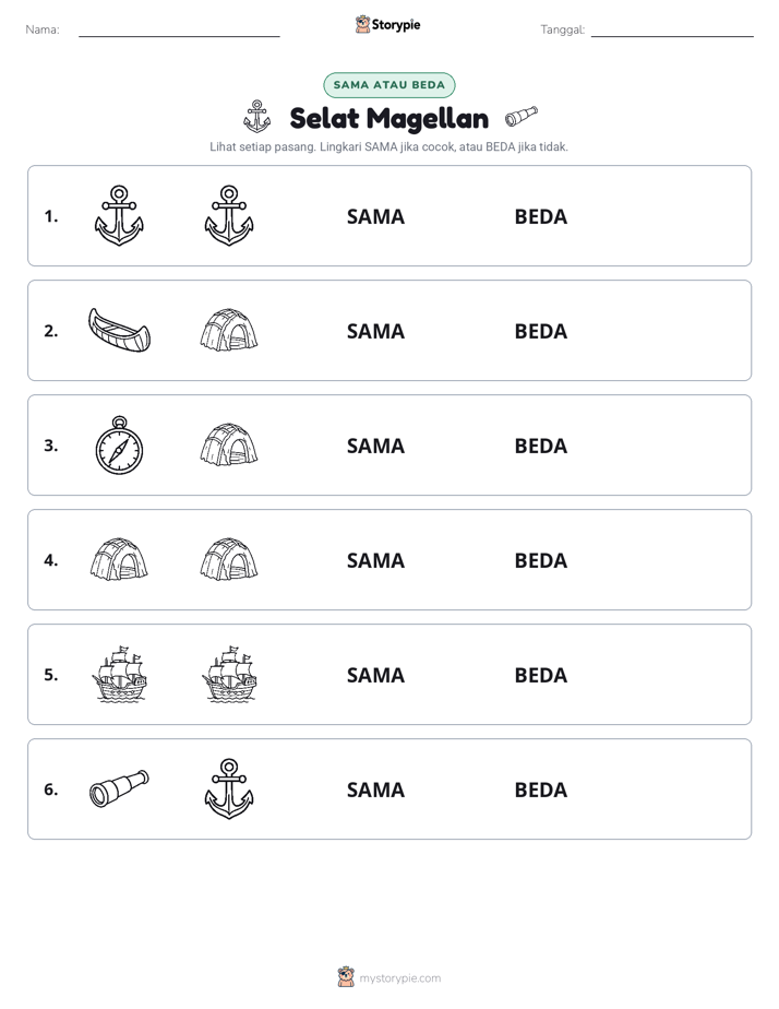 Sama atau Berbeda
