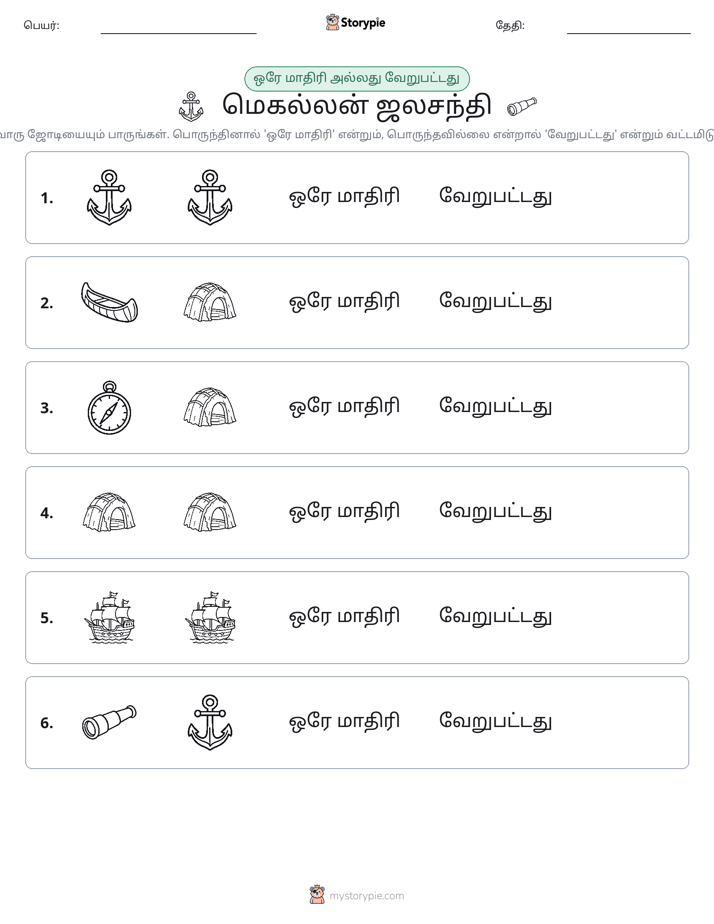 அதே அல்லது மாறுபட்டது