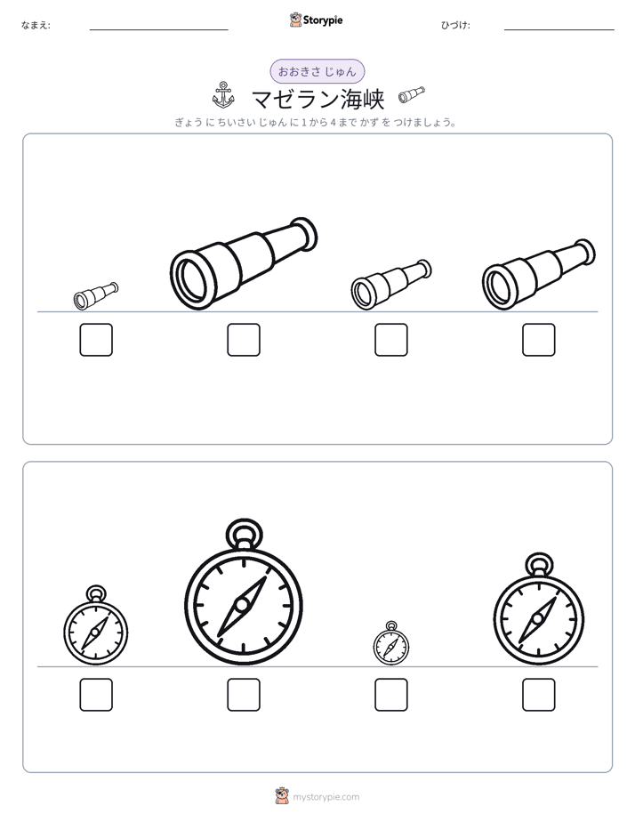 サイズ順