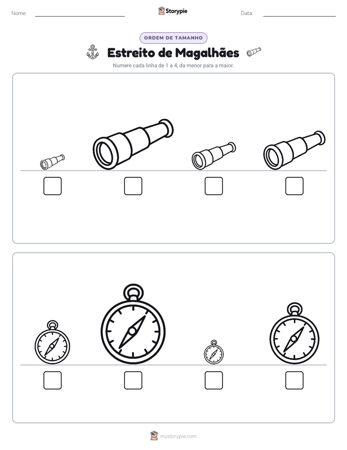 Ordem de Tamanho