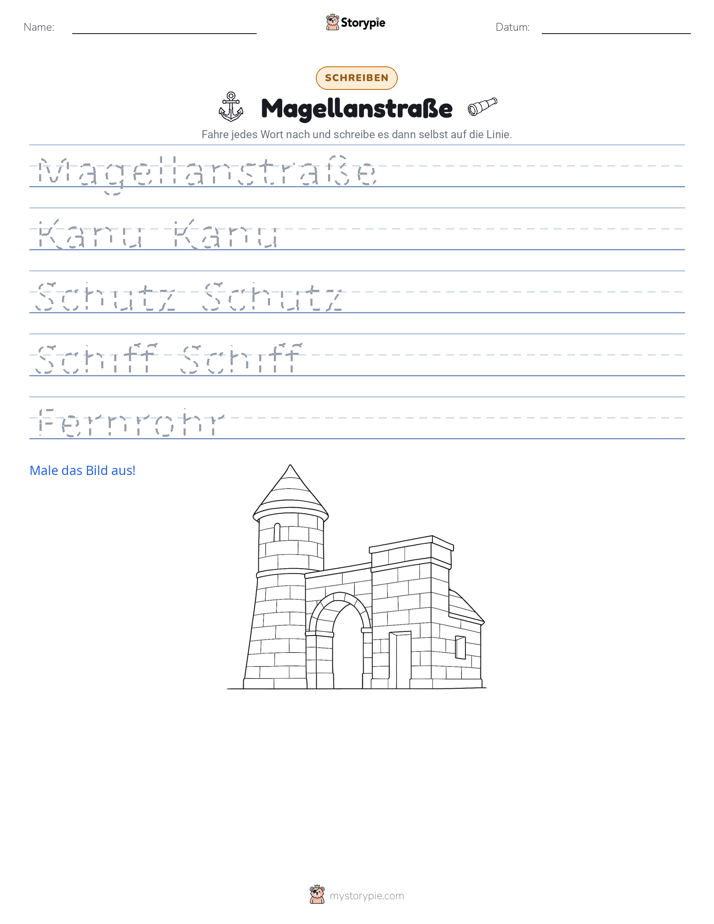 Schreibübung