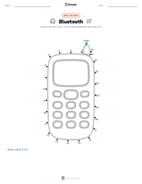 Bluetooth printable worksheet preview