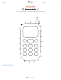 Vista previa de la hoja de trabajo imprimible de Bluetooth