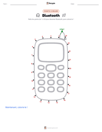 Aperçu de la feuille de travail imprimable Bluetooth