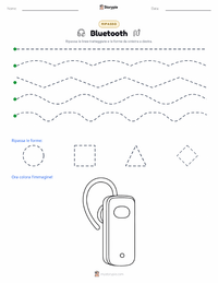 Anteprima della scheda stampabile di Bluetooth