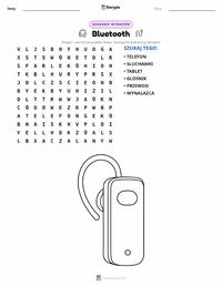 Podgląd drukowalnego arkusza ćwiczeń Bluetooth
