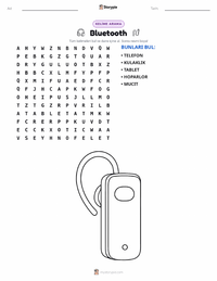 Bluetooth yazdırılabilir çalışma sayfası önizlemesi