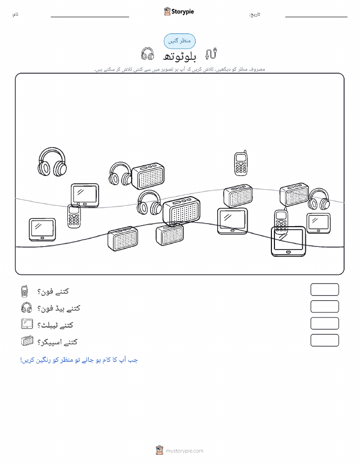 گنتی کا منظر