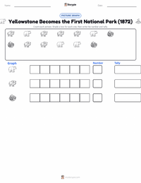 Yellowstone Becomes the First National Park (1872) printable worksheet preview