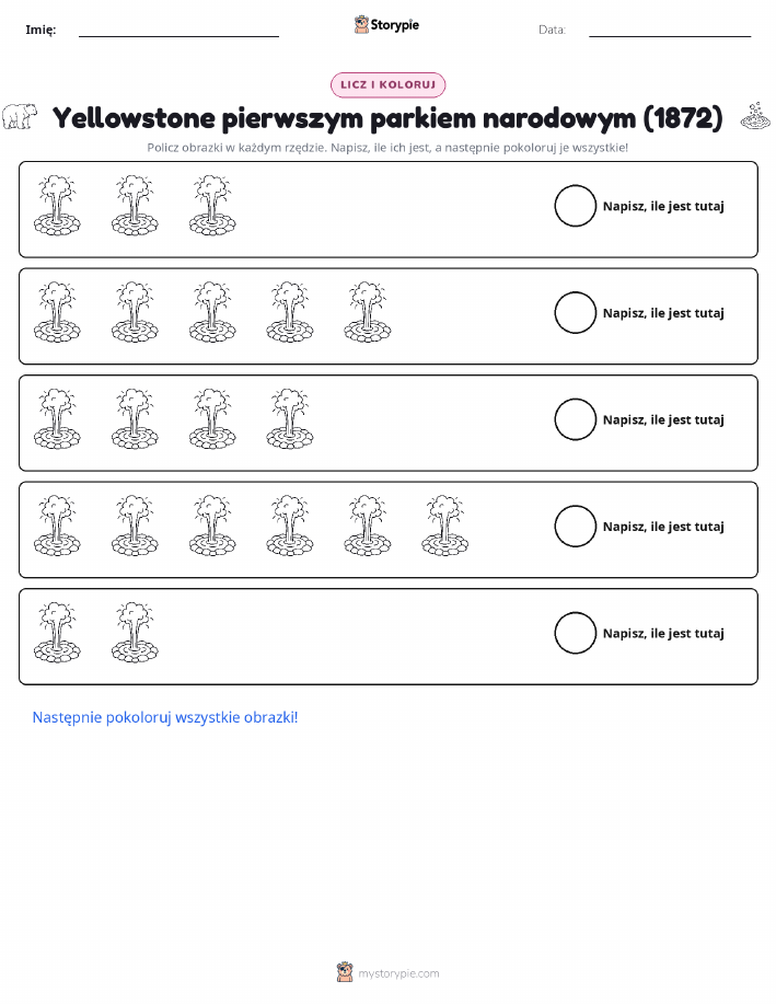 Liczenie i Kolorowanie