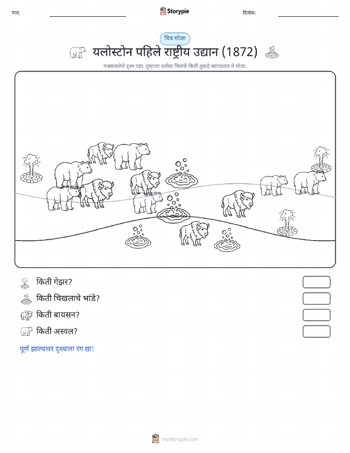 गणना दृश्य