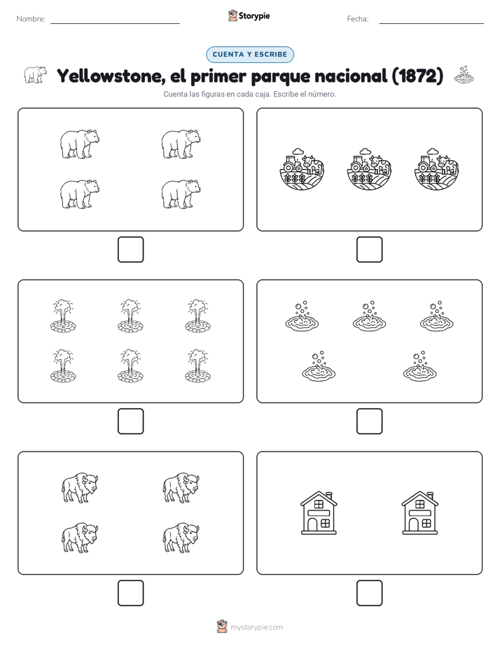 Cuenta y Escribe